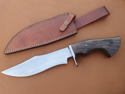 Custom Handmade 1095 Carbon Steel Bowie Knife - SUSA KNIVES