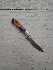 Custom Handmade Damascus Steel Skinner Knive - SUSA KNIVES