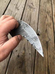 HAND FORGED DAMASCUS STEEL Hunting KNIFE BLANK BLADE Full Tang - SUSA KNIVES