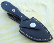 Load image into Gallery viewer, Customized Handmade Damascus Steel Black dragon skinner Knife - SUSA KNIVES
