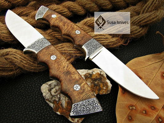 HANDMADE OUTCLASS ENGRAVED, HUNTING/FIGHTING CLAW KNIFE - SUSA KNIVES