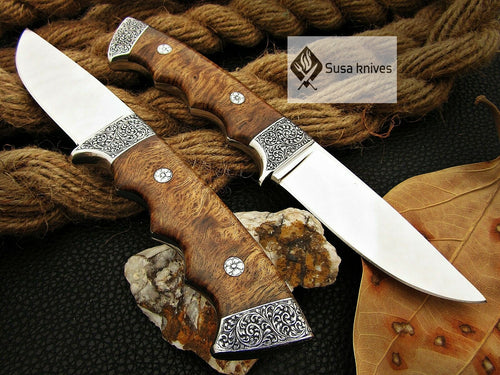 HANDMADE OUTCLASS ENGRAVED, HUNTING/FIGHTING CLAW KNIFE - SUSA KNIVES