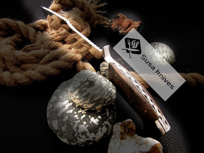CUSTOM MADE, 440 C ,OUTDOOR JUNGLE HUNTING SURVIVAL FIGHTING CLAW BOWIE KNIFE - SUSA KNIVES