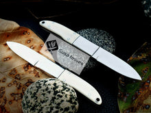 Load image into Gallery viewer, CUSTOM MADE, MIRROR POLISHED 440 C,MAMMOTH HANDLE HUNTING / FIGHTING KNIFE - SUSA KNIVES
