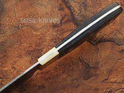 EST CUSTOM MADE DAMASCUS BLADE 5Pcs. CHEF/KITCHEN KNIVES SET - SUSA KNIVES