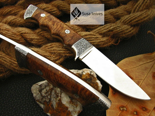 HANDMADE OUTCLASS ENGRAVED, HUNTING/FIGHTING CLAW KNIFE - SUSA KNIVES
