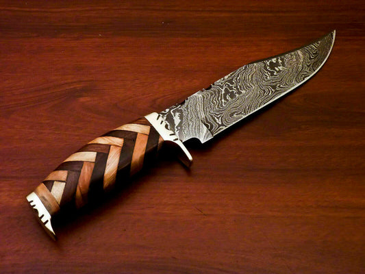 Amazing Custom Handmade Damascus Steel Hunting Knife " - SUSA KNIVES