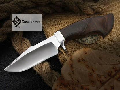 CUSTOM MADE, MIRROR POLISHED 440 C ,OUTDOOR JUNGLE HUNTING / FIGHTING CLAW KNIFE - SUSA KNIVES