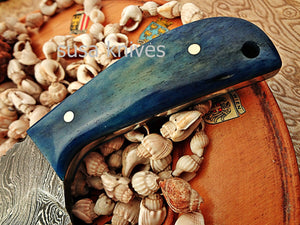 Custom made Moqen,s Damascus steel knife - SUSA KNIVES