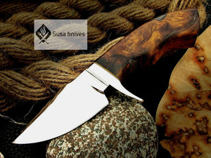 CUSTOM MADE, MIRROR POLISHED 440 C ,OUTDOOR JUNGLE HUNTING / FIGHTING CLAW KNIFE - SUSA KNIVES