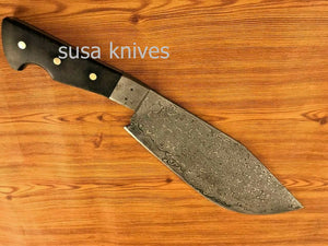 Custom Made Hand Forged Damascus Steel Bowie Knife - SUSA KNIVES