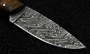 CUSTOM HAND MADE DAMASCUS STEEL HUNTING SKINNER KNIFE. - SUSA KNIVES