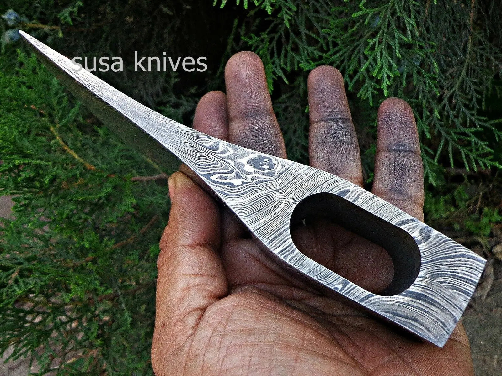 Custom Handmade Damascus Tomahawk Damascus steel Blank Axe Head