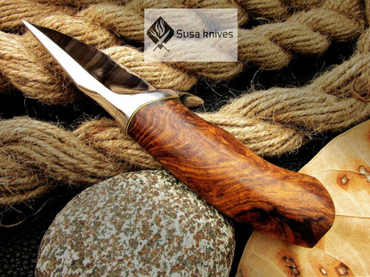 CUSTOM MADE, MIRROR POLISHED 440 C ,OUTDOOR JUNGLE HUNTING / FIGHTING CLAW KNIFE - SUSA KNIVES