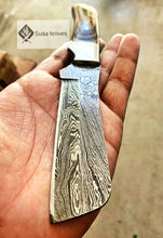 Load image into Gallery viewer, HAND FORGED DAMASCUS Overall Length:  9&quot; Inches - SUSA KNIVES
