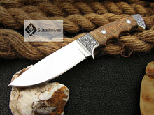 Load image into Gallery viewer, HANDMADE OUTCLASS ENGRAVED, HUNTING/FIGHTING CLAW KNIFE 440C MIRROR POLISHED - SUSA KNIVES
