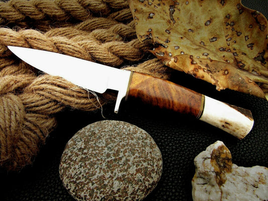 CUSTOM MADE, MIRROR POLISHED 440 C ,OUTDOOR JUNGLE HUNTING / FIGHTING CLAW KNIFE - SUSA KNIVES