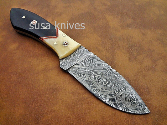 Custom hand crafted Damascus steel Moqen,s Knife (Special Sale) - SUSA KNIVES