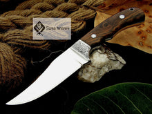 Load image into Gallery viewer, HANDMADE ENGRAVED, HUNTING/FIGHTING KNIFE  440C MIRROR POLISHED - SUSA KNIVES
