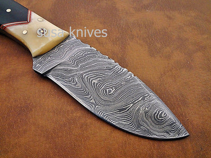 Custom hand crafted Damascus steel Moqen,s Knife (Special Sale) - SUSA KNIVES