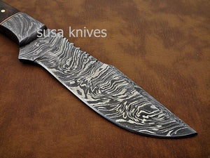 Custom made Moqen,s Damascus steel Hunting knife - SUSA KNIVES