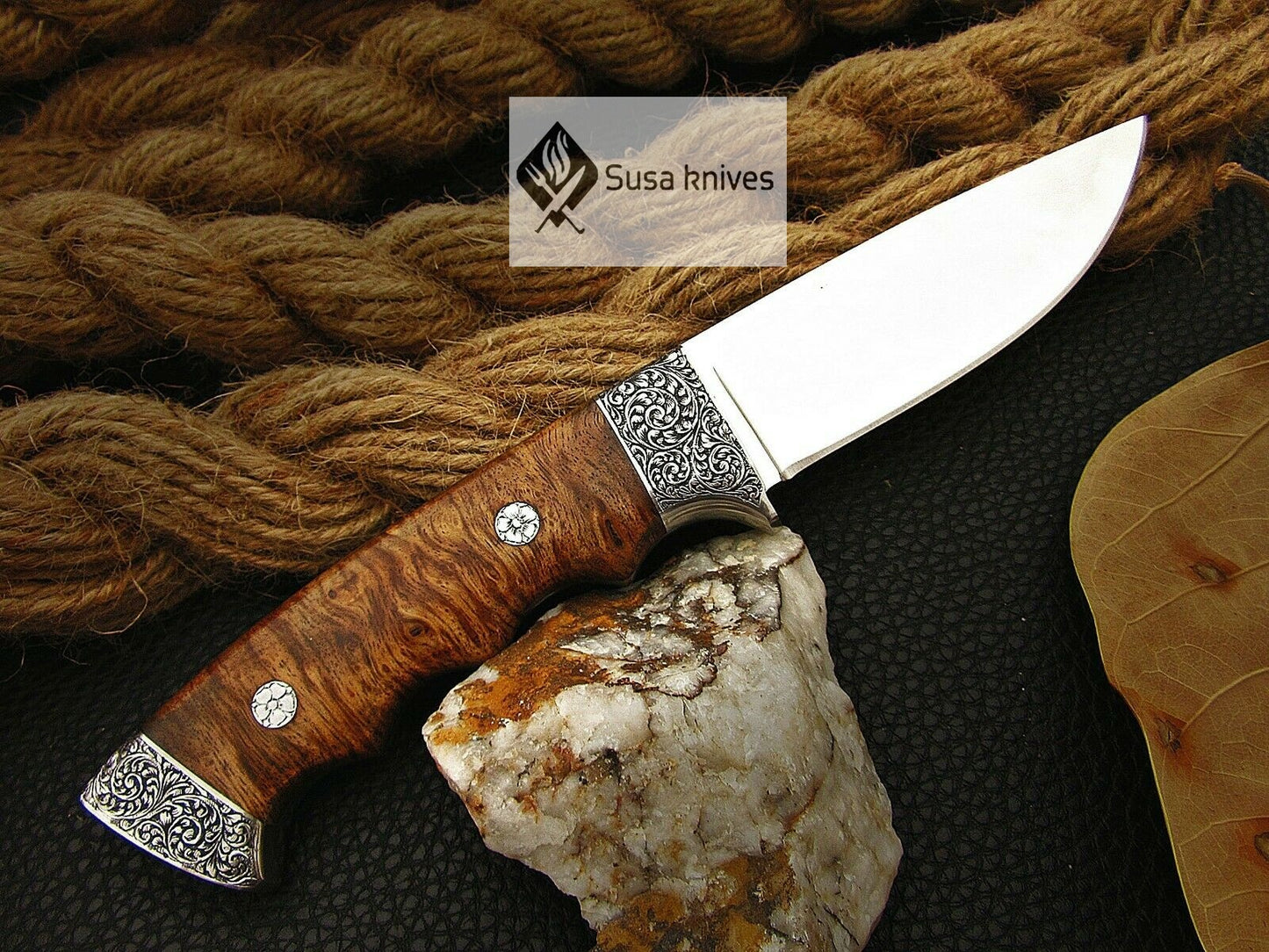 HANDMADE OUTCLASS ENGRAVED, HUNTING/FIGHTING CLAW KNIFE - SUSA KNIVES