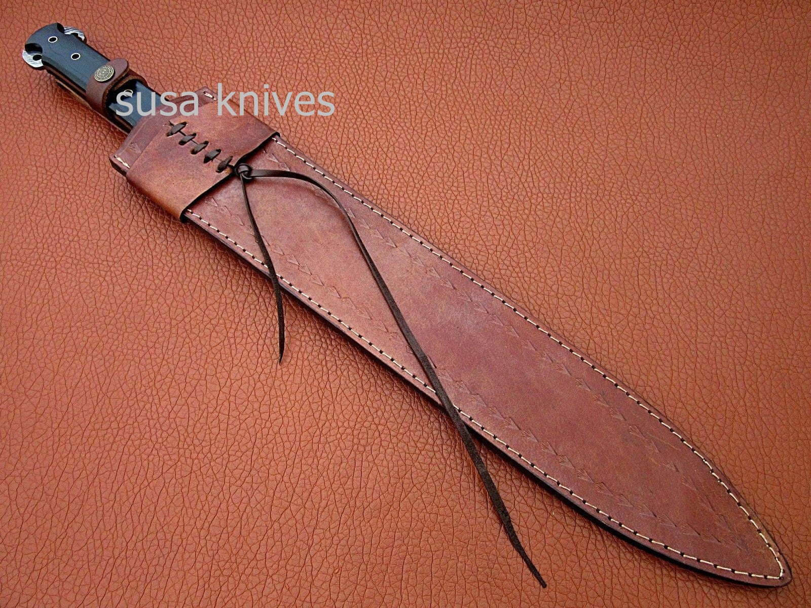 Customized Handmade Moqen Damascus Steel Sword - SUSA KNIVES