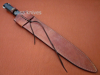 Customized Handmade Moqen Damascus Steel Sword - SUSA KNIVES