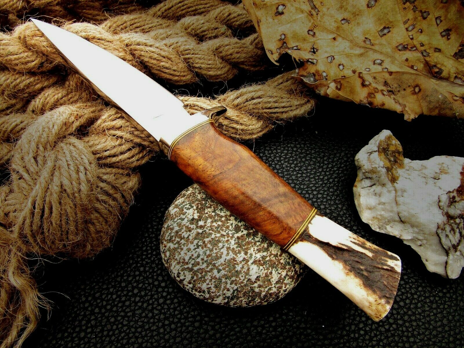 CUSTOM MADE, MIRROR POLISHED 440 C ,OUTDOOR JUNGLE HUNTING / FIGHTING CLAW KNIFE - SUSA KNIVES