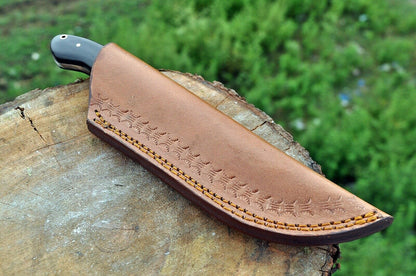 hand Forged Railroad Spike Carbon Steel Hunting Knife W/ Wood Handle - SUSA KNIVES