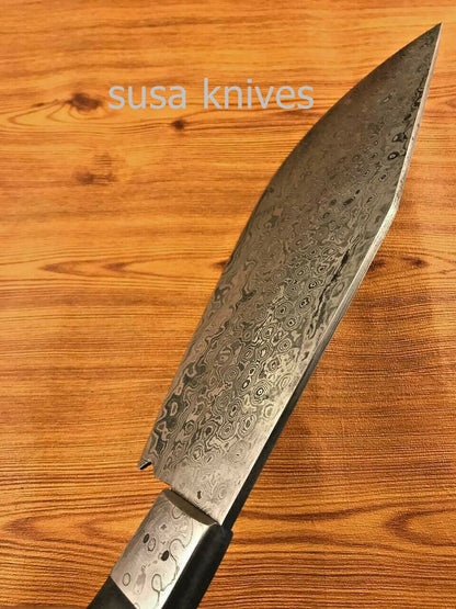 Custom Made Hand Forged Damascus Steel Bowie Knife - SUSA KNIVES