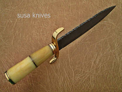 Damascus Steel hunting Bowie knife - SUSA KNIVES