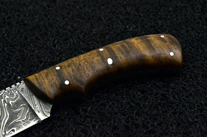CUSTOM HAND MADE DAMASCUS STEEL HUNTING SKINNER KNIFE. - SUSA KNIVES