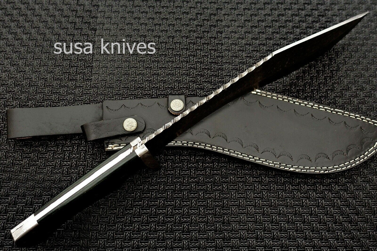 Custom Handmade Damascus Kukri Knife - SUSA KNIVES