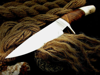 CUSTOM MADE, MIRROR POLISHED 440 C ,OUTDOOR JUNGLE HUNTING / FIGHTING CLAW KNIFE - SUSA KNIVES