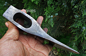 Custom Handmade Damascus Tomahawk Damascus steel Blank Axe Head, Hatchet Blank A - SUSA KNIVES