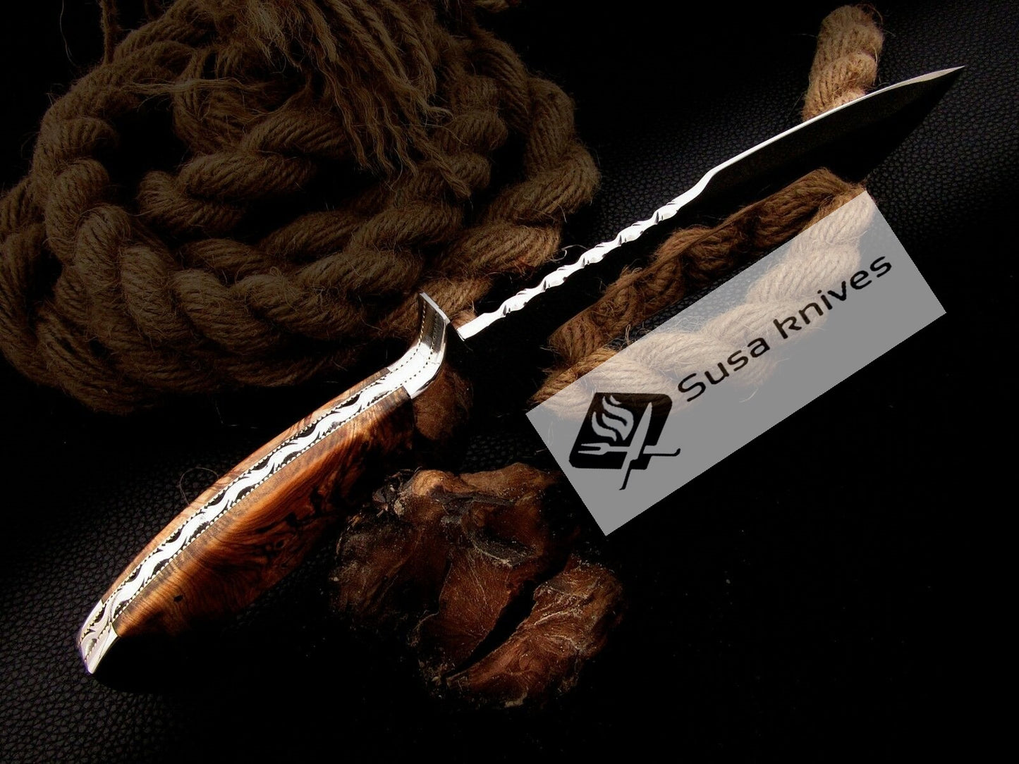 CUSTOM MADE, 440 C ,OUTDOOR JUNGLE HUNTING SURVIVAL FIGHTING CLAW BOWIE KNIFE - SUSA KNIVES