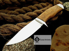 Load image into Gallery viewer, CUSTOM MADE, MIRROR POLISHED 440 C ,OUTDOOR JUNGLE HUNTING / FIGHTING CLAW KNIFE - SUSA KNIVES
