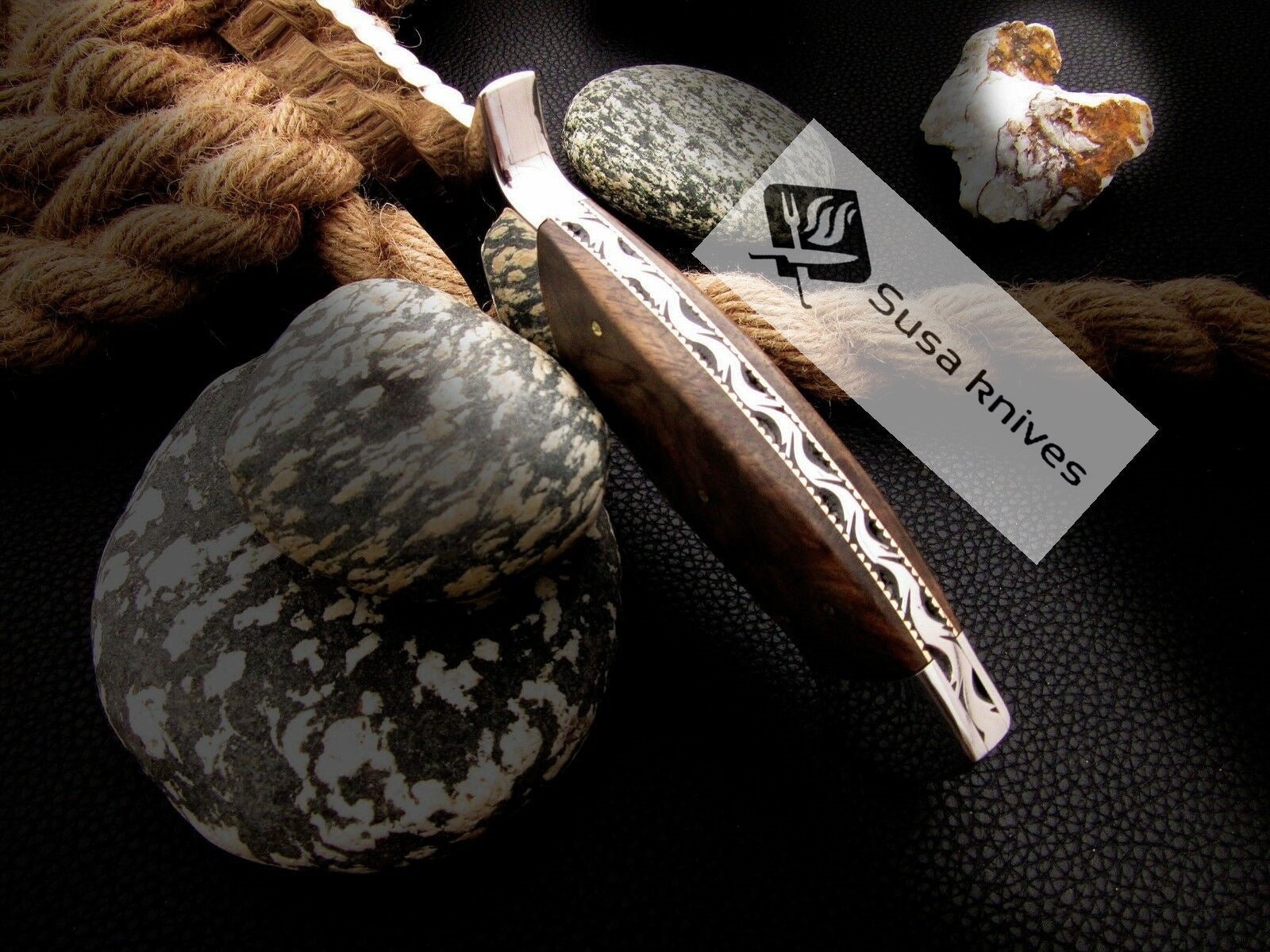 CUSTOM MADE, 440 C ,OUTDOOR JUNGLE HUNTING SURVIVAL FIGHTING CLAW BOWIE KNIFE - SUSA KNIVES