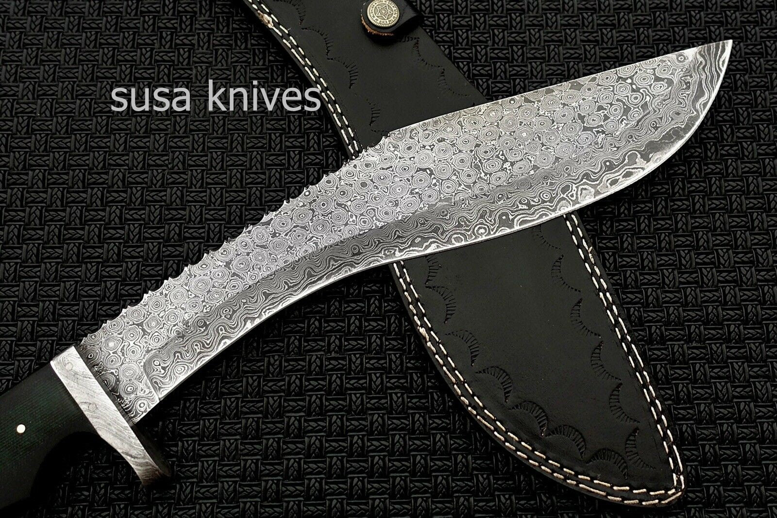 Custom Handmade Damascus Kukri Knife - SUSA KNIVES
