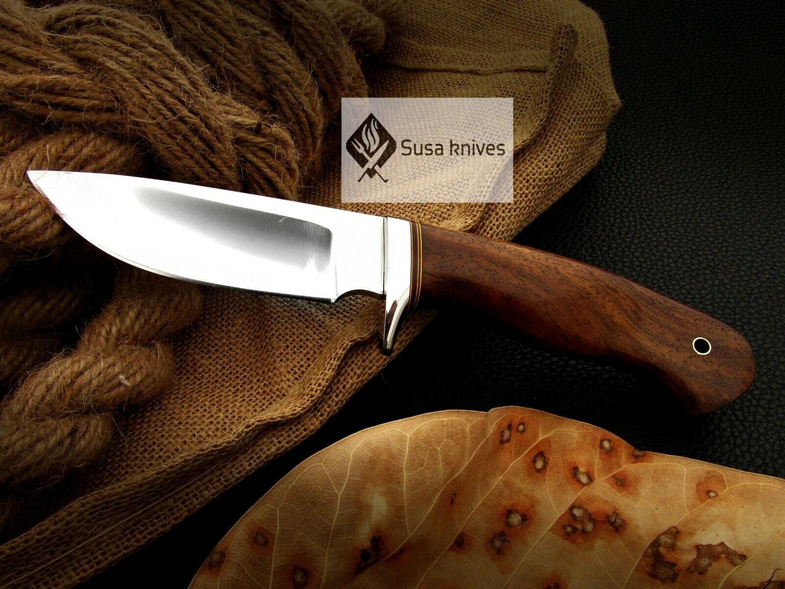 CUSTOM MADE, MIRROR POLISHED 440 C ,OUTDOOR JUNGLE HUNTING / FIGHTING CLAW KNIFE - SUSA KNIVES