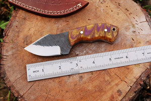 Custom hand Forged Railroad Spike Carbon Steel Fixed Blade Knife Q - SUSA KNIVES