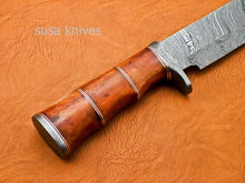 Load image into Gallery viewer, Handmade Damascus Steel 12.00 Inches Damascus Steel Bowie Knive - SUSA KNIVES

