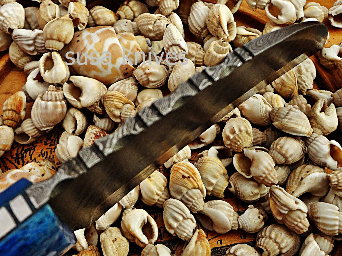 Custom made Moqen,s Damascus steel knife - SUSA KNIVES