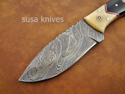 Custom hand crafted Damascus steel Moqen,s Knife (Special Sale) - SUSA KNIVES