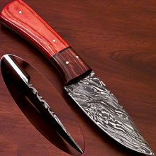 Load image into Gallery viewer, CUSTOM HAND MADE DAMASCUS STEEL FULL TANG KNIFE-HARD WOOD HANDLE - SUSA KNIVES
