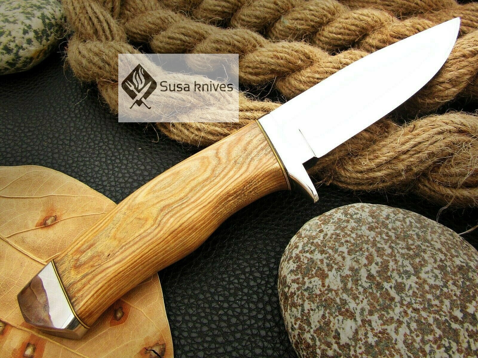 CUSTOM MADE, MIRROR POLISHED 440 C ,OUTDOOR JUNGLE HUNTING / FIGHTING CLAW KNIFE - SUSA KNIVES