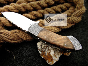 HANDMADE ENGRAVED OUTDOOR HUNTING / FIGHTING CLAW KNIFE - SUSA KNIVES