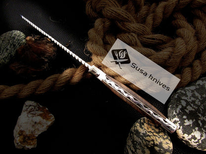 CUSTOM MADE, 440 C ,OUTDOOR JUNGLE HUNTING SURVIVAL FIGHTING CLAW BOWIE KNIFE - SUSA KNIVES