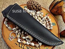 Load image into Gallery viewer, Custom made Moqen,s Damascus steel knife - SUSA KNIVES

